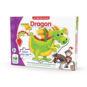 Primul meu mare puzzle de podea Dragon 12 piese 60.96x45.72 cm asamblat